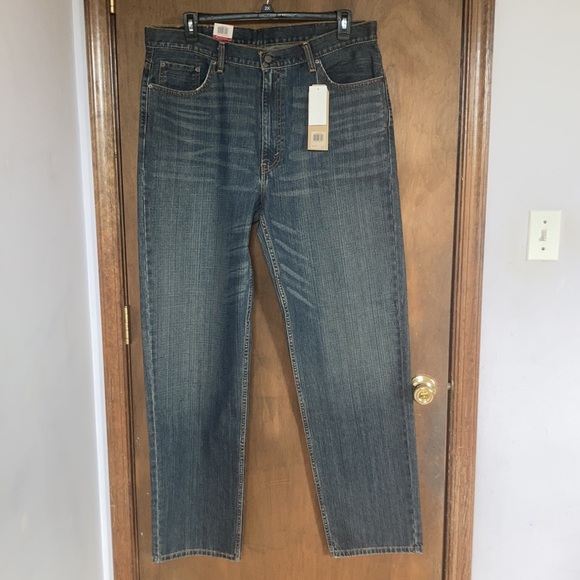 Relisted Levi’s 550 relaxed slight distressed jean tapered leg 40 X 36 big&tall - Picture 14 of 17
